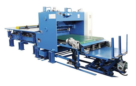 Auto CNC Shearing Machine Equipment Servo Front Feeding Hydraulic Stacking Line