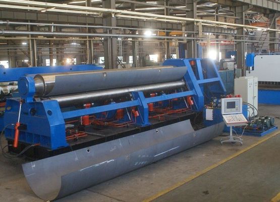 Small Cnc Rolling Machine Steel Manual Hydraulic Plate Roller Machine fabricating oil tank