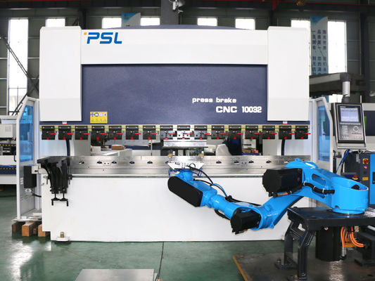 110t 3200 CNC Hydraulic Press Brake With Robot stainless Sheet Metal Panel Bending